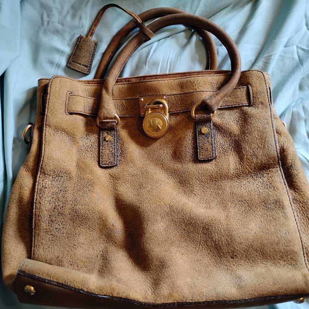 Distressed Michael kors purse